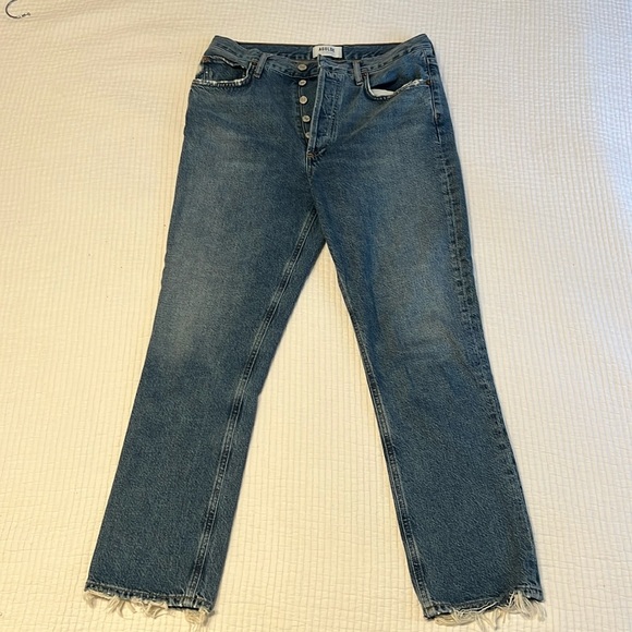 AGOLDE Riley High Rise Crop - Picture 3 of 9